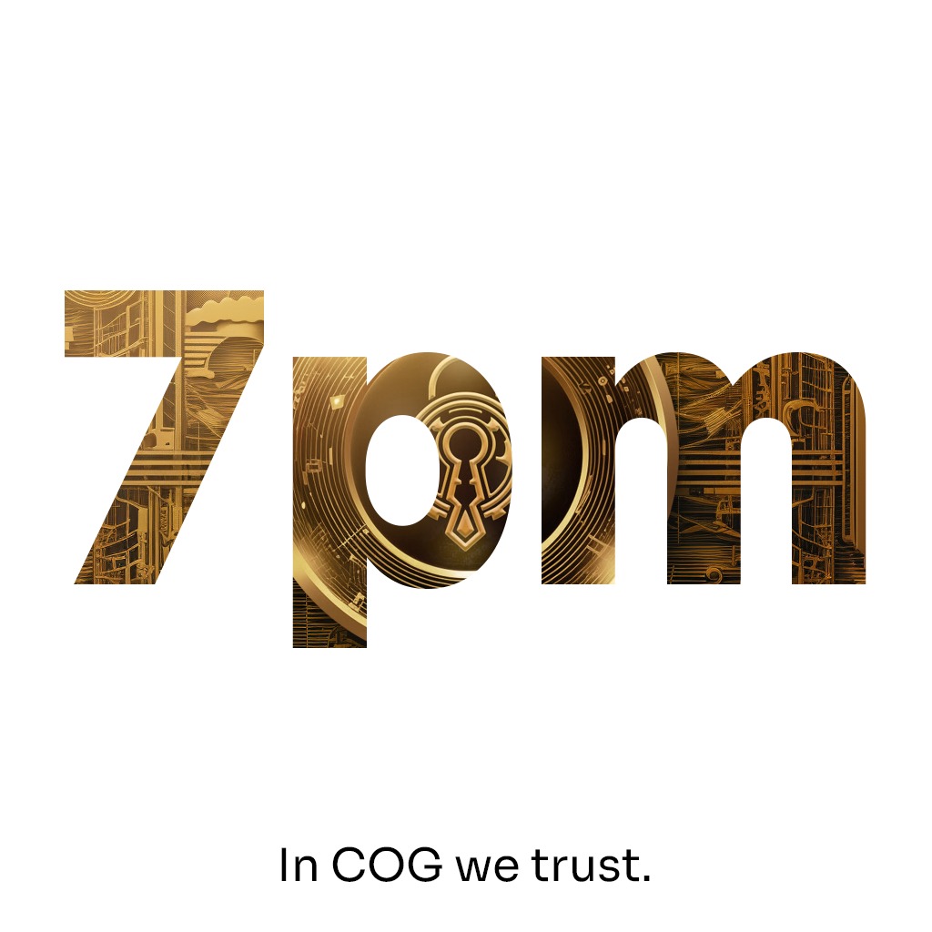 TheCOGCrypto's tweet photo. Tune in for a golden announcement for the COG community tonight at 7pm

#cogcrypto #crypto #privacy https://t.co/XAEciO7OSy