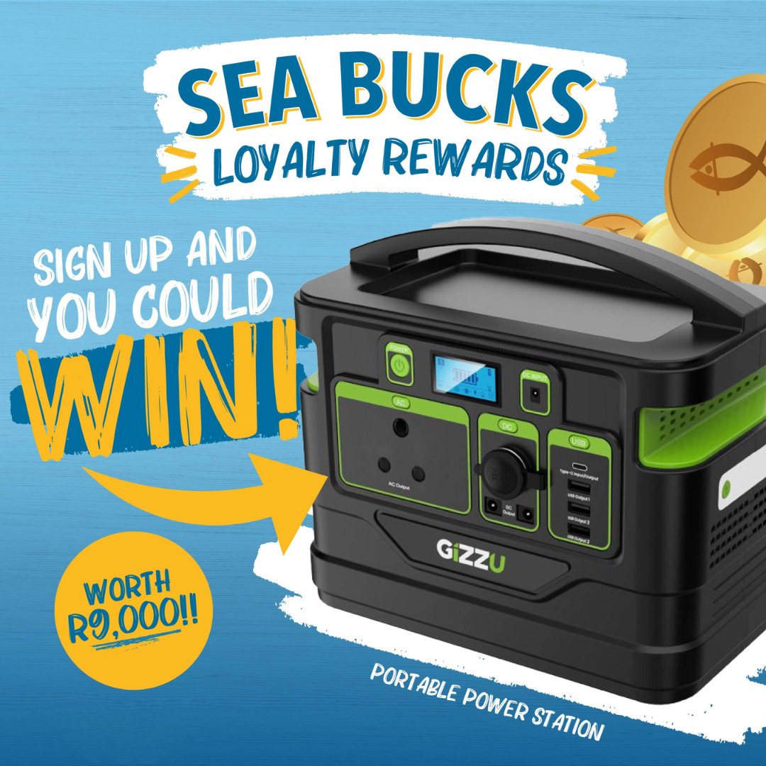 WE’RE BACK WITH ANOTHER GIZZU GIVEAWAY! Buy any SH product and scan the QR code on the front of the box. Login to your Sea Bucks account and upload a photo of your till slip as proof of purchase. Good luck! 

*T&Cs apply. Valid in RSA only. Only purchases made in July 2023 apply.