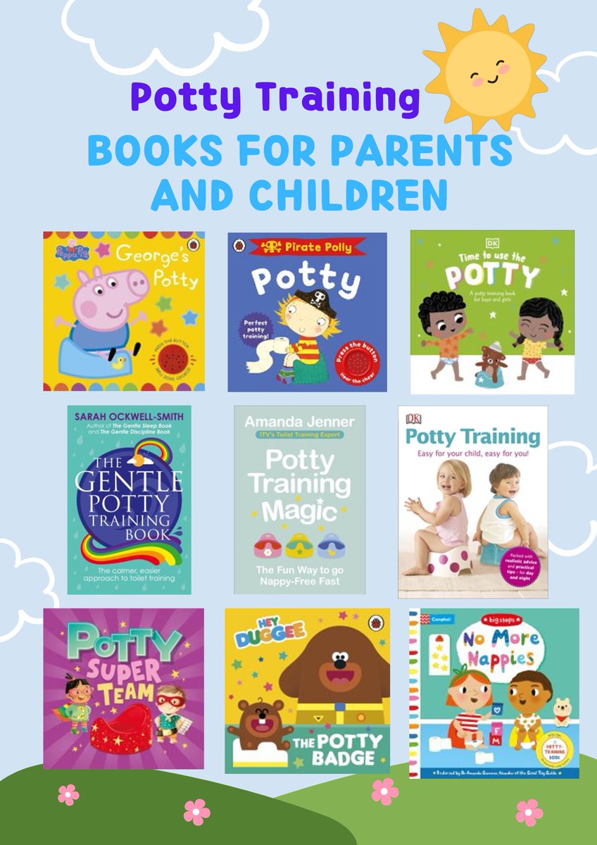 Reading books together can be a great was of introducing a new life skills like potty training and of course we have books with tips for parents. 
If you cant find a copy you can always reserve one form our library catalogue. 

bit.ly/HertsPottyTrai…

#pottytraining #WGC