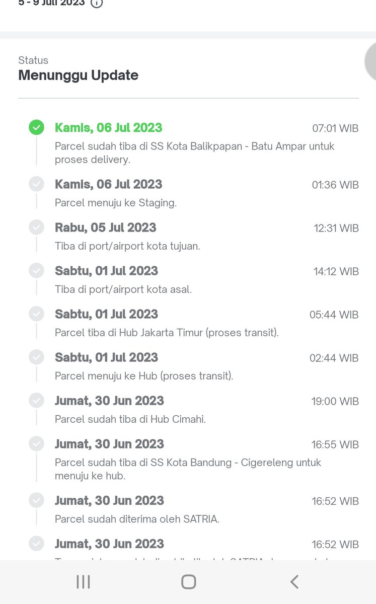 eka_07dian's tweet photo. @AnterajaCare Barang dari tgl 6 gak gerak2 woy....masalah kalian gini2 terus @AnterajaCare https://t.co/2Ygq02INaA