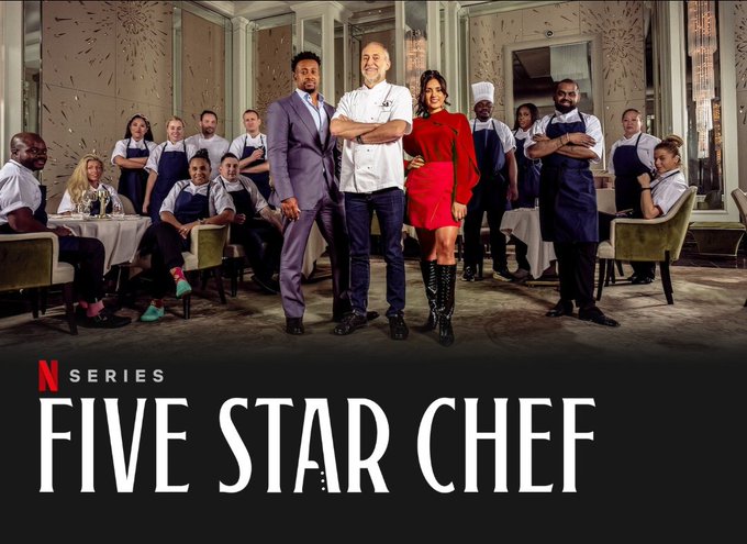 TV Tango (@tvtango) on Twitter photo 🌟Stream Now <a href="/netflix/">Netflix</a> Series Premiere FIVE STAR CHEF #FiveStarChef Starring <a href="/michelrouxjr/">Michel Roux Jr</a> <a href="/mikereidchef/">Michael Reid</a> #RavneetGill About bit.ly/3pOD5xz 🌟Stream Now <a href="/netflix/">Netflix</a> Series Premiere FIVE STAR CHEF #FiveStarChef Starring <a href="/michelrouxjr/">Michel Roux Jr</a> <a href="/mikereidchef/">Michael Reid</a> #RavneetGill About bit.ly/3pOD5xz