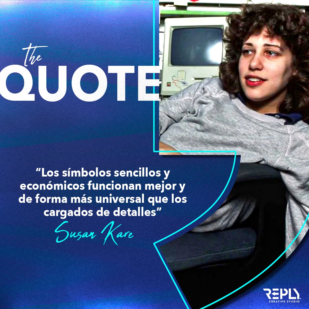 reply_cs's tweet photo. Para Susan el buen diseño es aquel que tiene un significado, perdura en el tiempo y es claro.

#ReplySent #Quote #SusanKare https://t.co/lwgJ4drss8