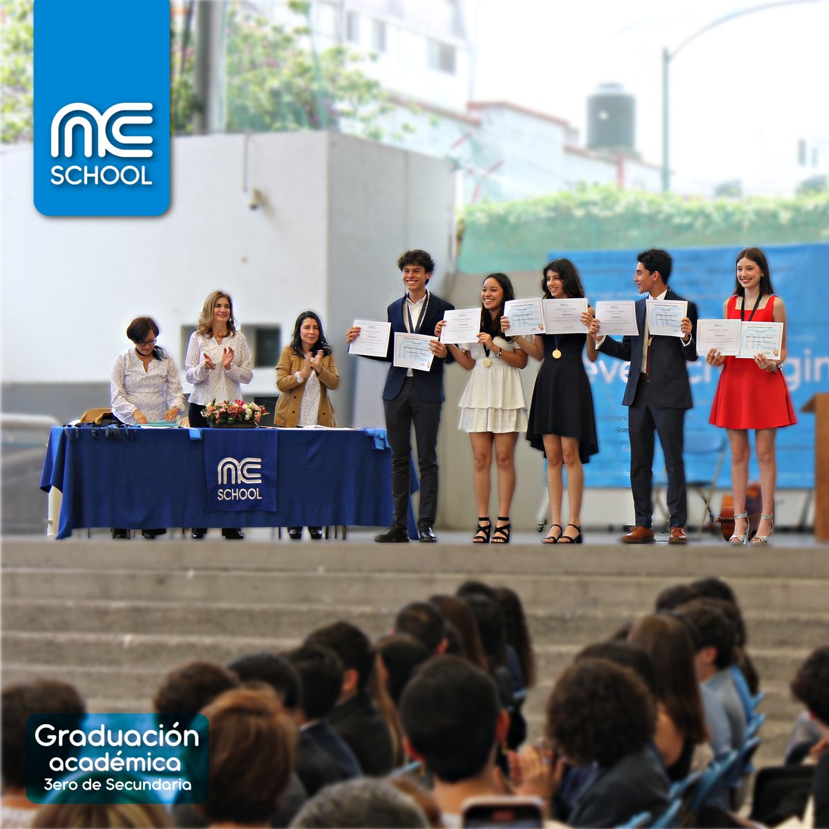ncschoolcdmx's tweet photo. NC School CDMX:
A nuestros queridos graduados de 3er año de secundaria: ¡Felicidades por este logro excepcional! 🌟🎓
Estamos orgullosos de ustedes y emocionados por lo que les depara el futuro. ¡Adelante! 💪💙
#NCschool #Clase2023 #EverChangingInspiration https://t.co/22BODrwRzY