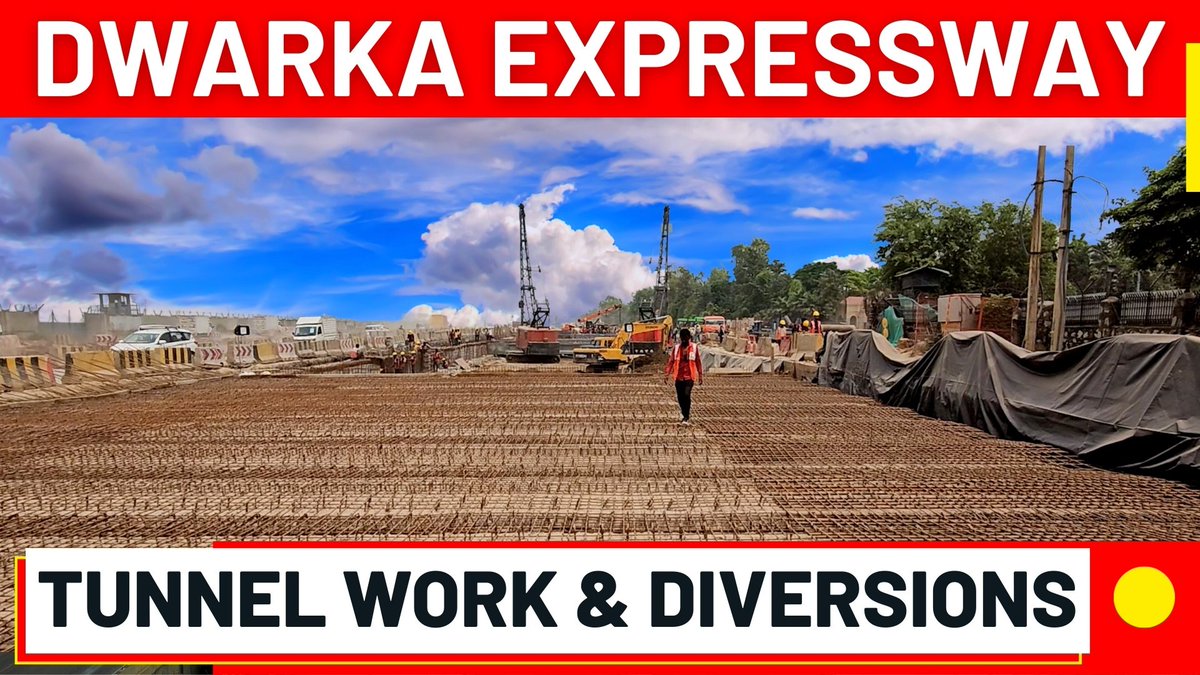 PrakharSahay's tweet photo. *Video:* https://t.co/5L34CpD6bK
#DwarkaExpressway: Tunnel Work Status & Traffic Diversion Plan
CC: @nitin_gadkari @OfficeOfNG @vaibhav_74 @BuildIndia_V @NHAI_Official
#Nhai #DelhiRains #GurgaonRains #Airport #VasantKunj #infrastructure #Indians https://t.co/sPGclRMl9O