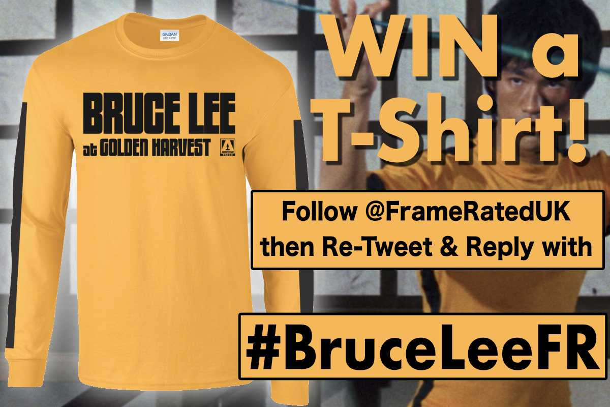 frameratedUK's tweet image. Win a 'Bruce Lee at Golden Harvest' yellow T-shirt to celebrate the release of the @ArrowFilmsVideo 4K Blu-ray box-set!

Follow, RT &amp;amp; Reply with #BruceLeeFR

#Competition ends 20 July 5pm GMT+1 (UK BST)

Terms &amp;amp; Conditions: medium.com/framerated/com…