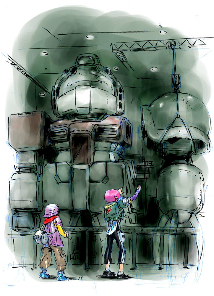 「昔描いたやつ」|あきまんPLAMAX「GODZ ORDER」神翼騎士団のイラスト