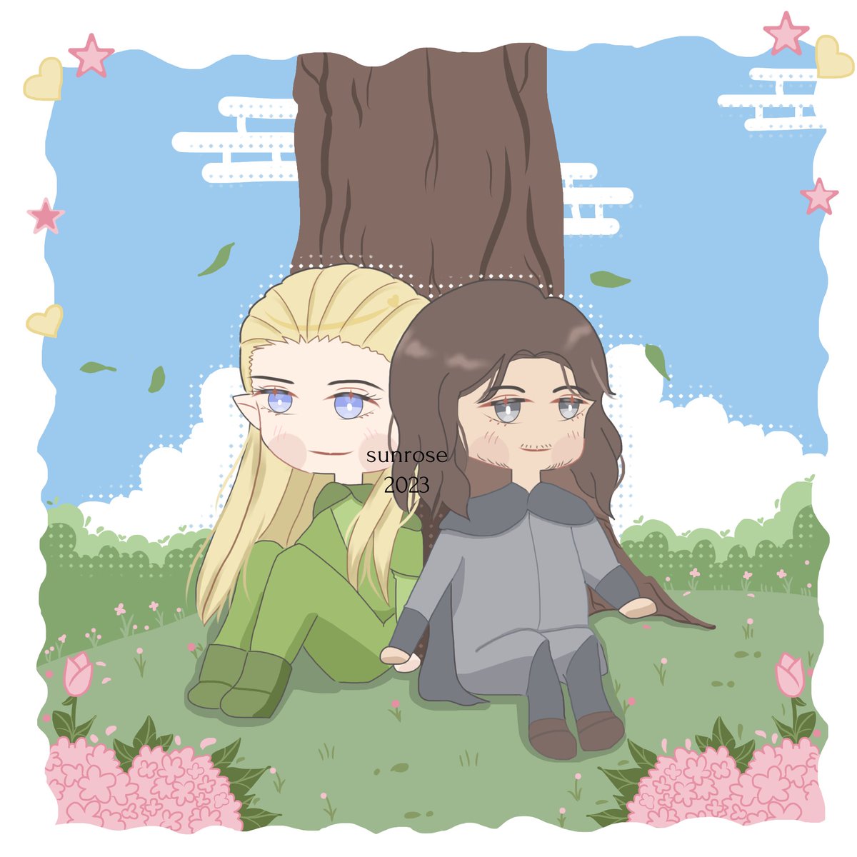 rest in the journey 🌳🌷

#aralas #AragornxLegolas #aragorn #legolas #lotr #mydrawing