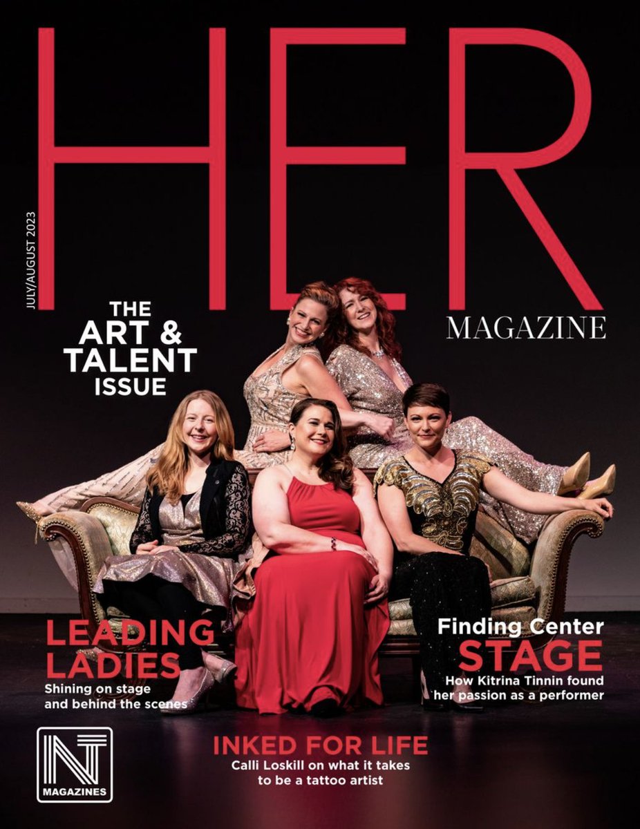 HERMagazineJC's tweet photo. The newest issue of HER Magazine is OUT NOW! The art &amp; talent issue features women who perform at venues across JC, talented artists, fashionable women and more. You can find HER on newsstands around town or pick up your copy today at the News Tribune. https://t.co/BnJwacT9Zl