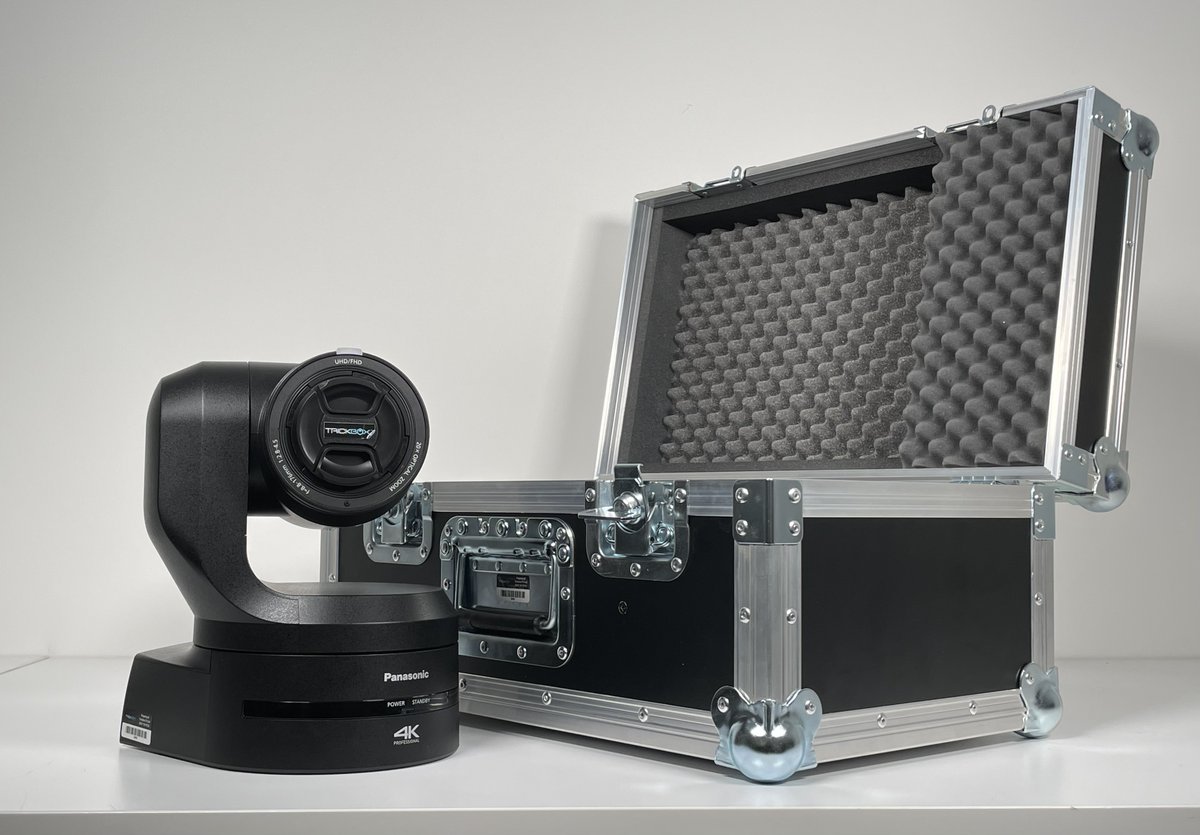 TrickboxTV's tweet photo. Snazzy new flight cases for our Panasonic PTZ cameras 🌟. Thanks @nspcases https://t.co/1hQQBKw6rN