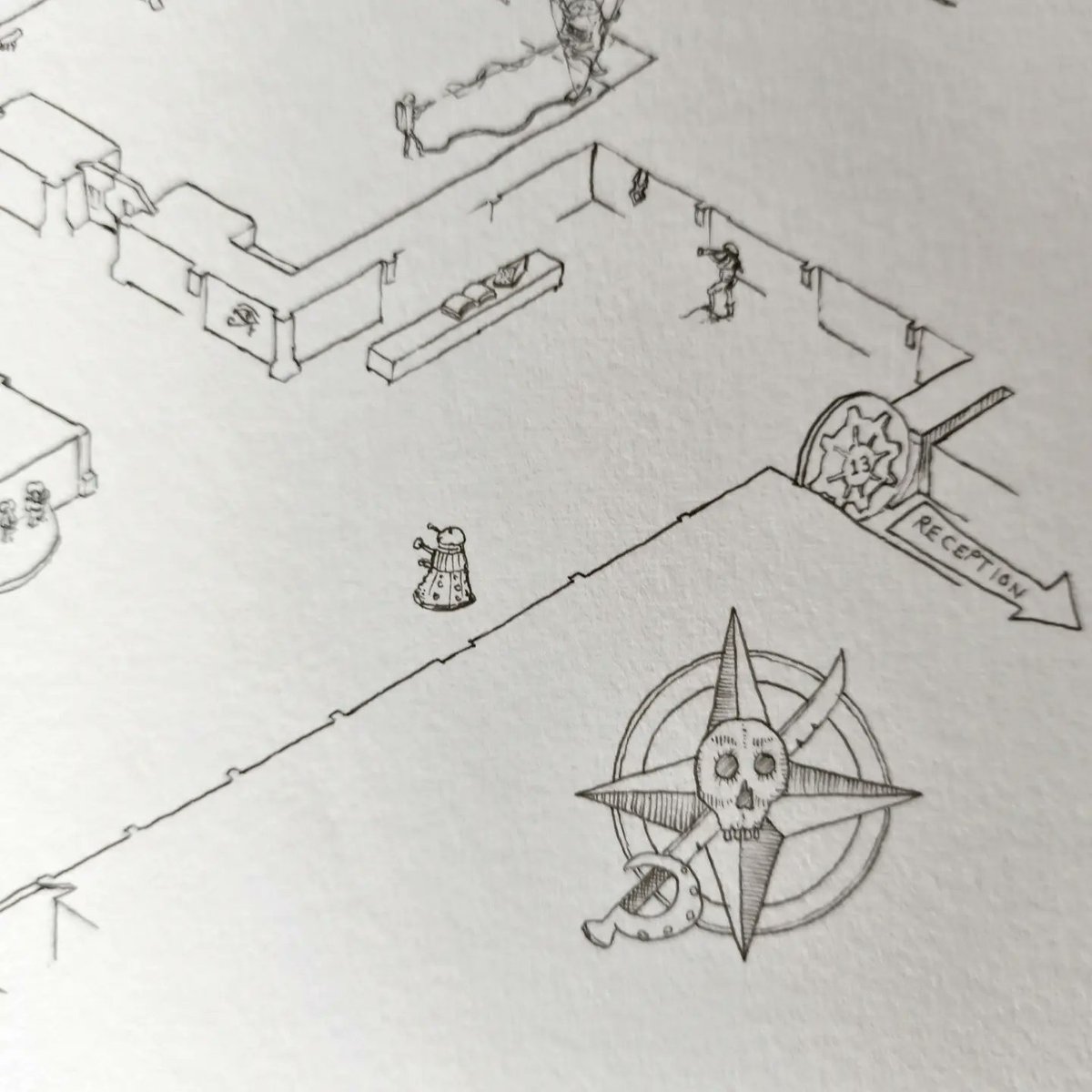 jogbrogzin's tweet image. Work in progress on the map for @Octocon sci-fi and fantasy convention in Dublin this year. Still have lots of easter eggs to add, and tonnes of chairs for the panel rooms.

#isometric #isometricmap #dndmap #rpgmap #scifi #scificonvention #octocon #geek #geekart