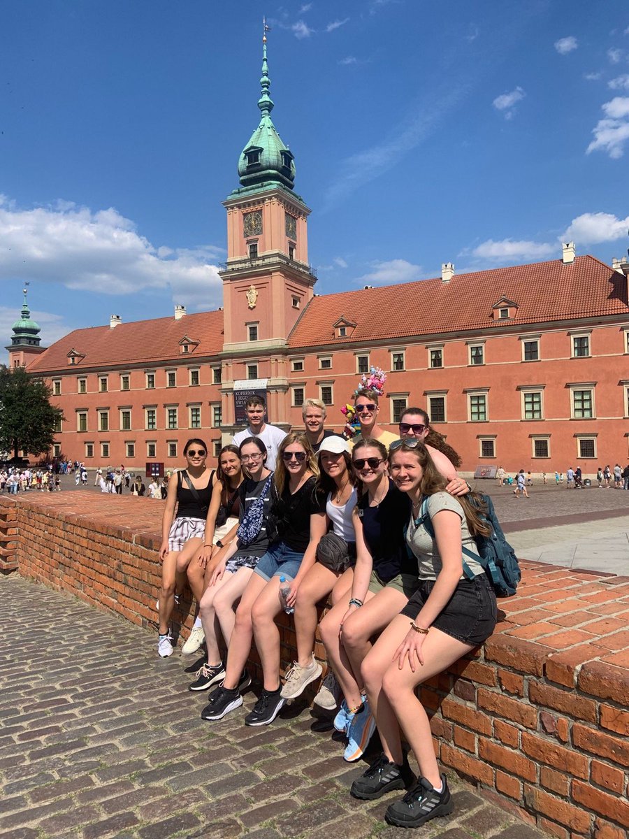 LVC's tweet image. Eleven of our physical therapy students are studying abroad in Poland with Dr. Milosz as part of a three-week program exploring healthcare and rehabilitation techniques #GoLVC #lvcabroad #lvcsummer