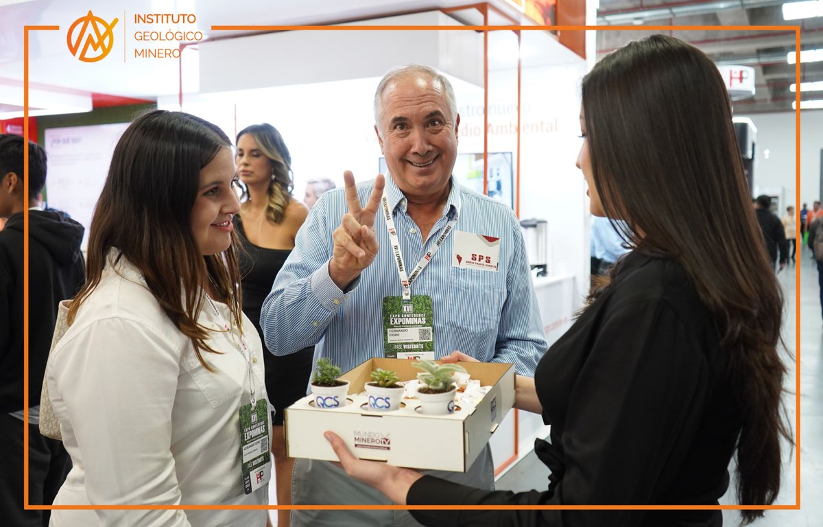 GeologicoMinero's tweet photo. 𝗜𝗚𝗘𝗠𝗜 𝗣𝗥𝗘𝗦𝗘𝗡𝗧𝗘 𝗘𝗡 𝗘𝗫𝗣𝗢𝗠𝗜𝗡𝗔𝗦
¡El IGEMI por tercer año consecutivo forma parte del mega evento minero más grande del Ecuador 𝗘𝘅𝗽𝗼 𝗖𝗼𝗻𝗳𝗲𝗿𝗲𝗻𝗰𝗲 𝗘𝗫𝗣𝗢𝗠𝗜𝗡𝗔𝗦 𝗫𝗩𝗜
Les invitamos a visitar nuestro stand 𝟮𝟭𝟴
#expominas2023 #mining #IGEMI https://t.co/MRyVNDTIfV