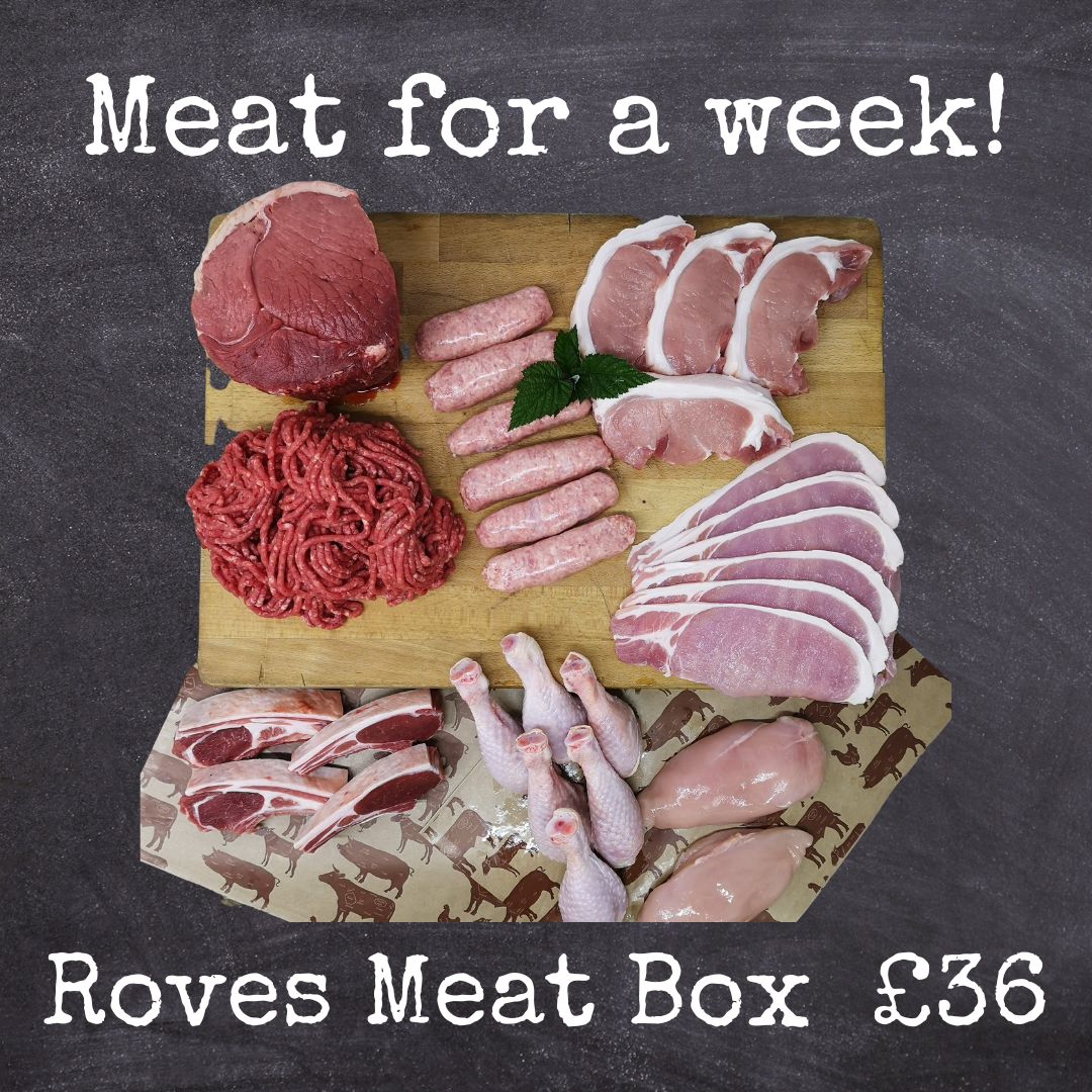 Perfect for freezing, so you always have some tasty, locally produced meat for your plate! Our Weekly Meat Box is just one of our ever popular meat boxes available from the Butchery. Order online or pop in for yours! rovesfarm.co.uk/product.../but… #rovesfarmshop #farmshop #butchery