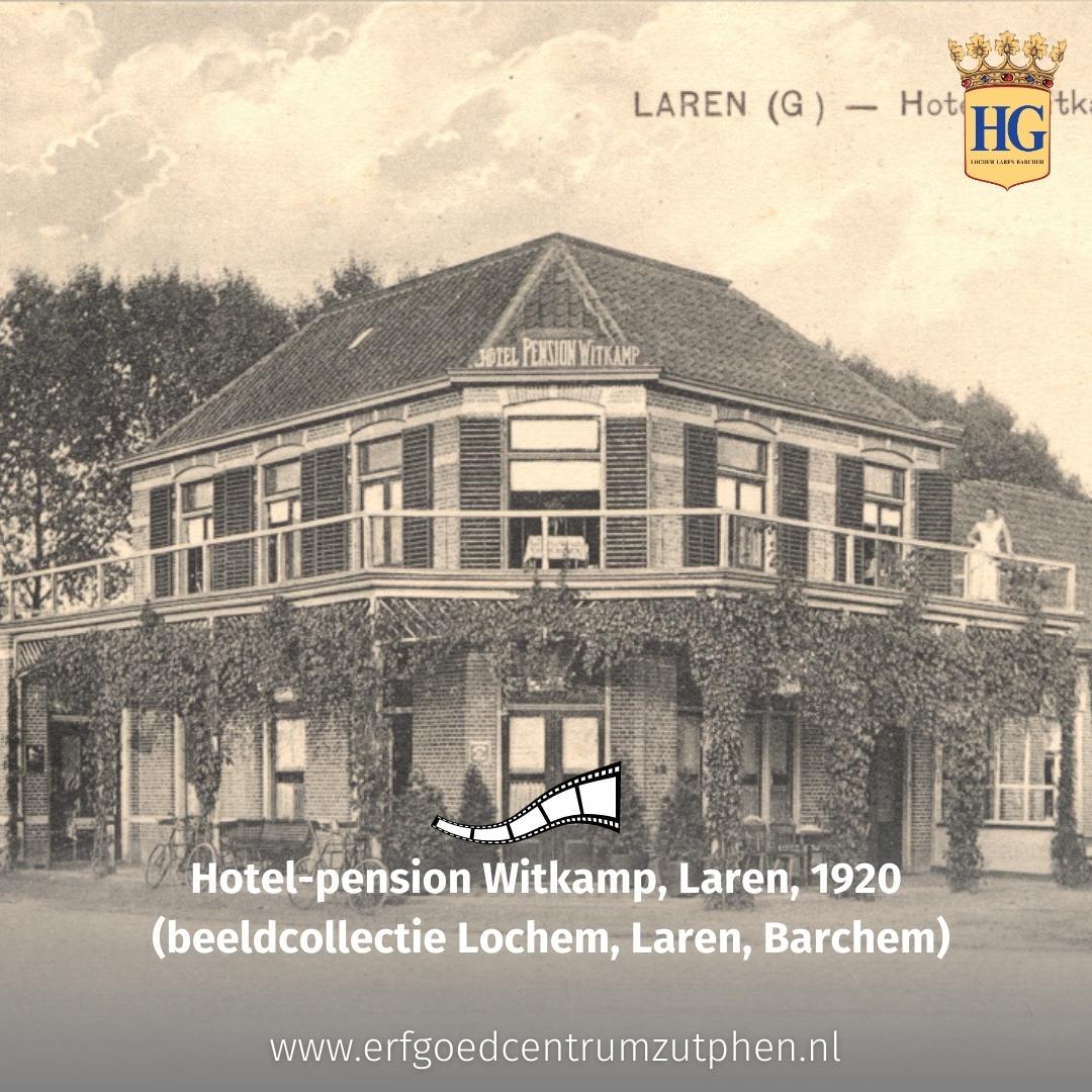 📷 Dit is hotel pension "Witkamp" in Laren in 1920. Het werd op 5 april 1945 door brand verwoest. (beeldcollectie Historisch Genootschap Lochem Laren Barchem)

👉 erfgoedcentrumzutphen.nl

#erfgoed #lochem #laren #barchem #geschiedenis #stapinjegeschiedenis #fotografie