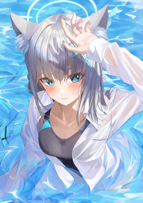 水着シロコ  #ブルアカ
