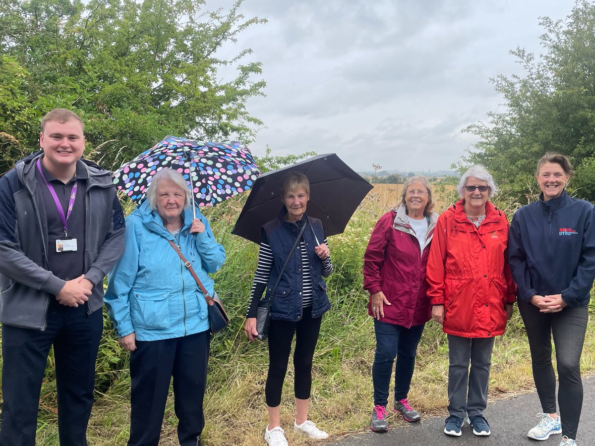 A spot of rain didn't stop this fab walking group from Bentley this morning, having a walk and talk through the park and along some of the Trans Pennine Trail. The group welcome you to join them on their next walk - and want you to know it's usually blue skies and sunshine!