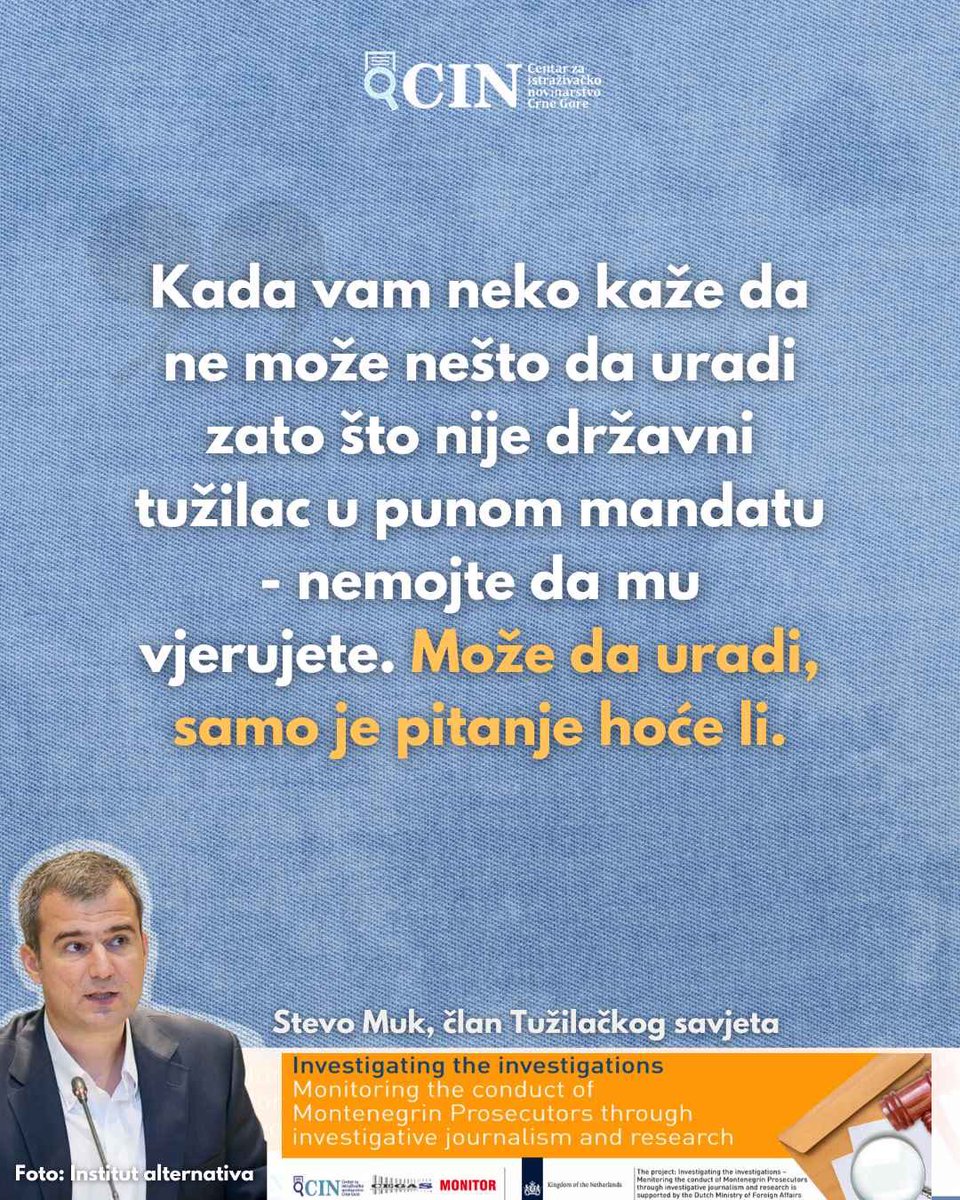 CIN__CG's tweet image. ✅ Sa okruglog stola: Dokle je stigla reforma tužilaštva, zaključke prenosimo kroz citate panelista. 

@_cegas 

#cincg #tuzilastvo #reformatuzulastva