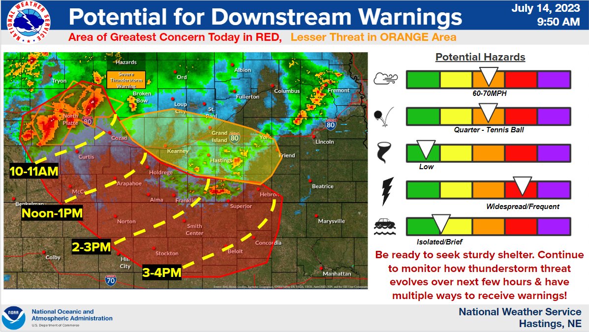 Q&A: What are the threats and timing from Wednesday's severe thunderstorms?