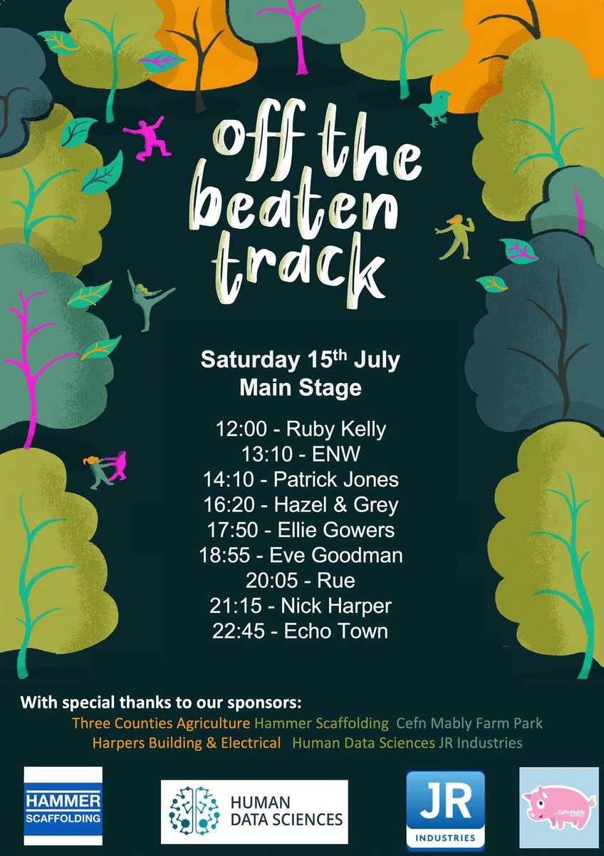 After a couple of spontaneous songs towards the end of @MattJFrederick's solo sets in Cheltenham and Chippenham over the past couple of weeks, it's time for a full H&G set this weekend at @otbtfest. See you tomorrow, by which time the rain will hopefully have eased a little!