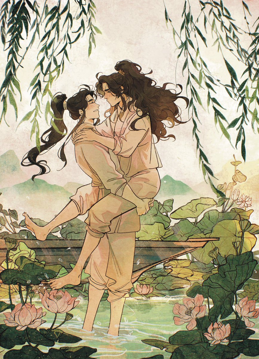 RACCUN7's tweet photo. 🩵🧡
#artbookchenqing #mdzs #ZhuiLin https://t.co/aw5w8PcM8T