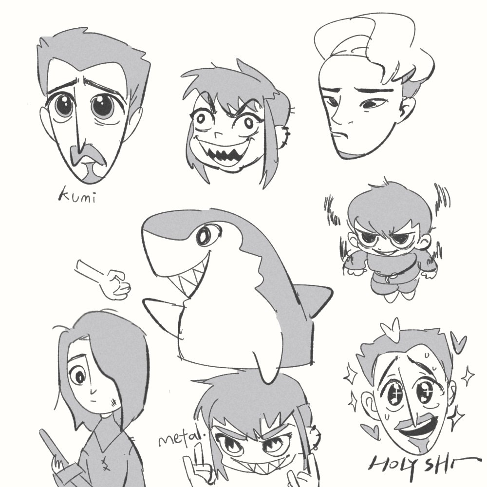 i forgot to post this chaos doodle

the last two tweets get too many likes i'm a lil terrify
#Nimona #nimonafanart