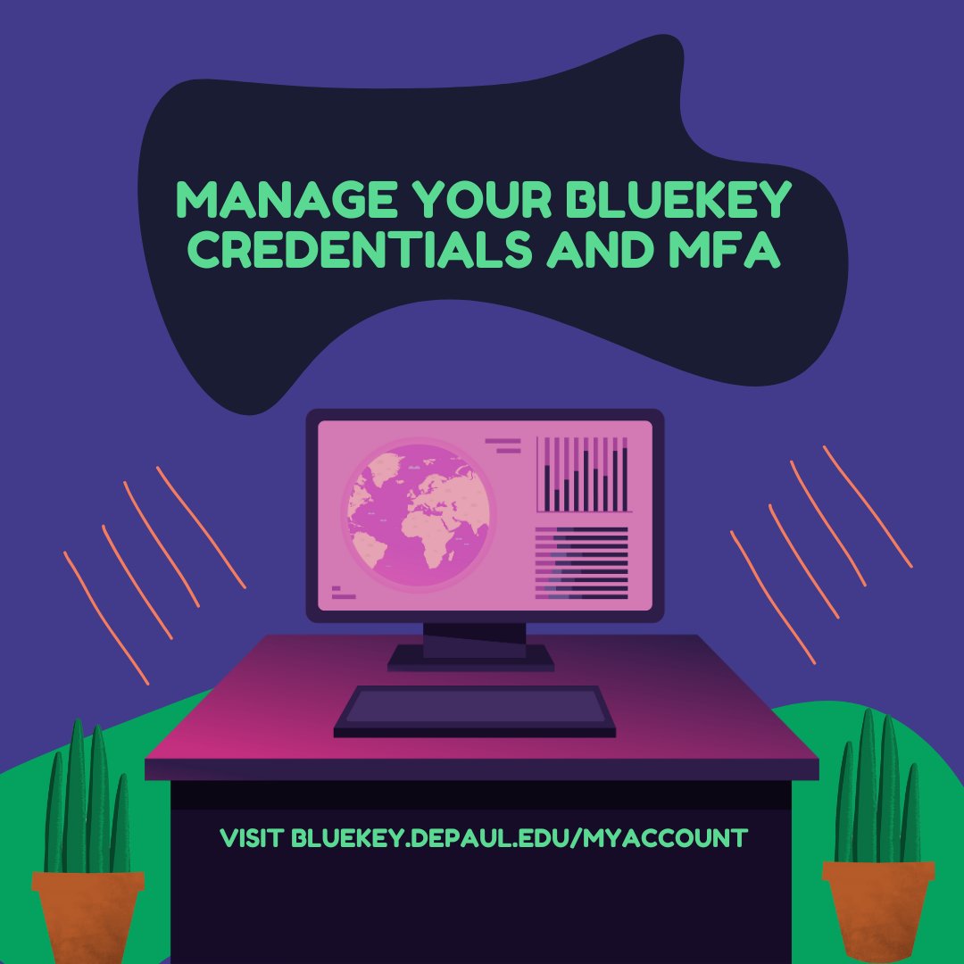 DPUInfoServices's tweet photo. Manage your BlueKey credentials and MFA at https://t.co/4lS1XfcTFY. Make sure to add more verification methods in the Security Info tab. MFA make us all more secure online! https://t.co/FuERRUwvCy