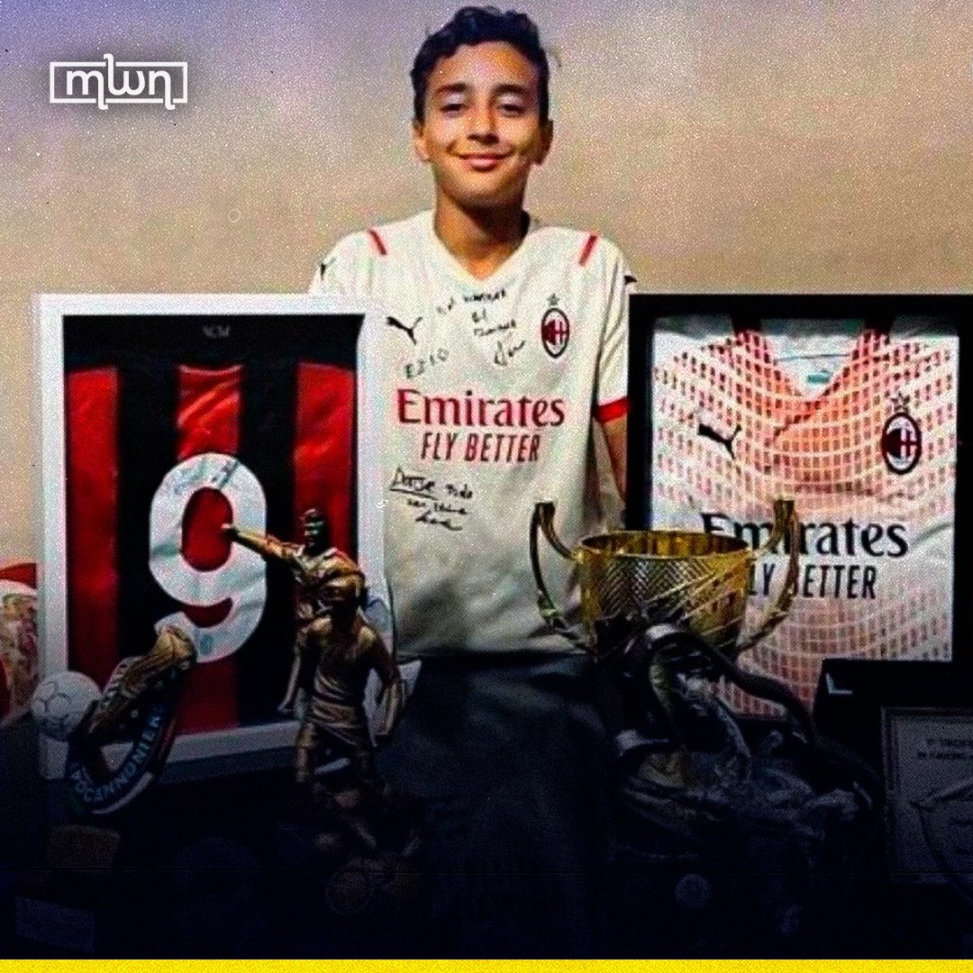 MoroccoWNews's tweet photo. #Jadid #Akram is an impressive young moroccan football talent known for his incredible goal-scoring abilities; at just 12 years old, he astounded everyone by finding the back of the net 324 times in one season alone with the U-12 AC Milan team. https://t.co/32sYXDx2L1