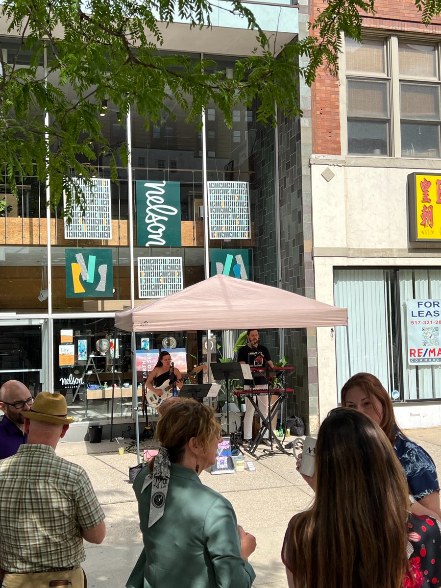 Pinter Whitnick drew such a fun crowd at last night's Live Music Thursday!  Thanks as always to our friends at <a href="/downtownlansing/">Downtown Lansing</a> for sponsoring our summer music series. Next Thursday we're bringing Brazilian music collective Canja de Boa to downtown. See you there!