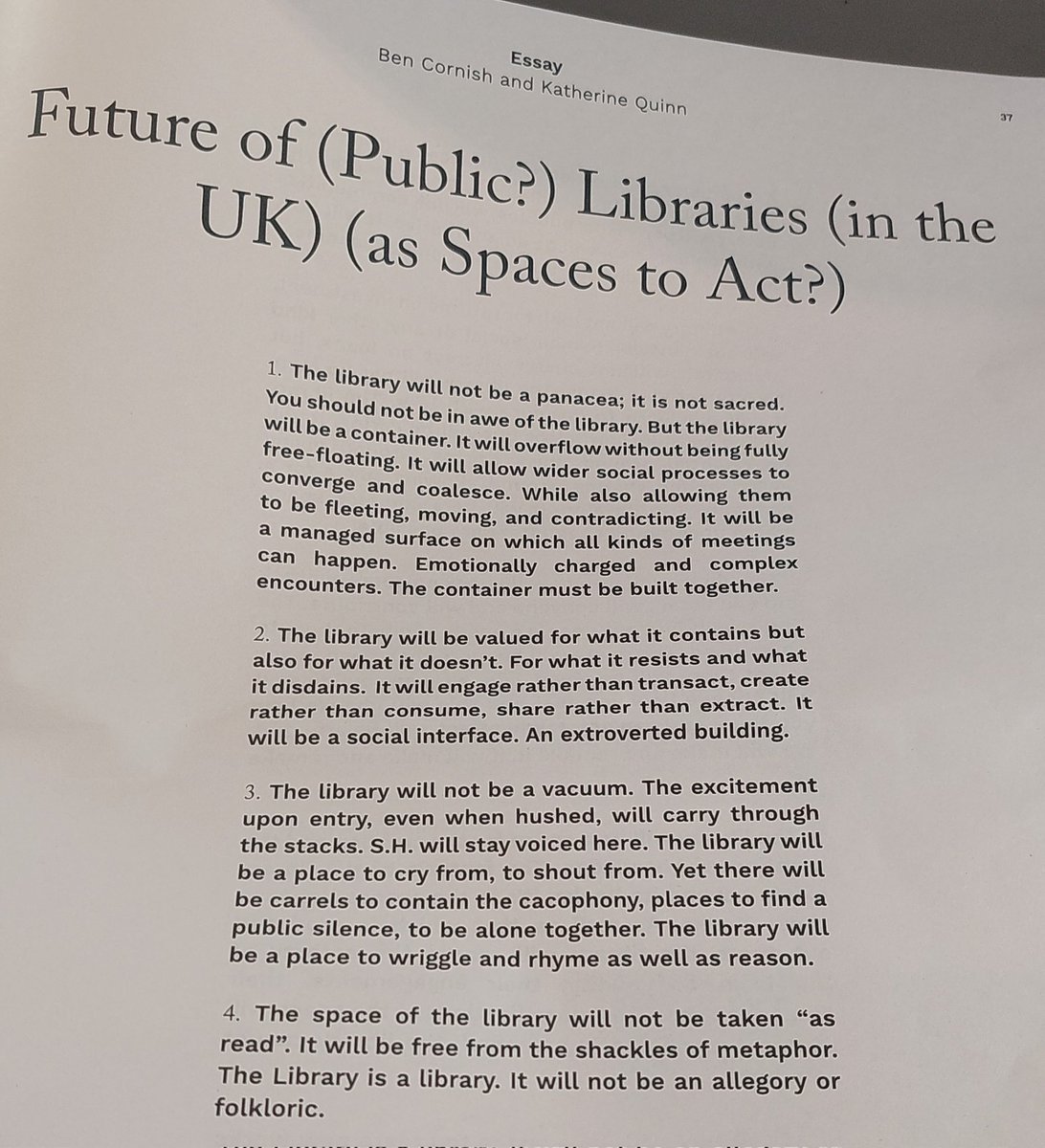 chloelorsmith's tweet photo. One day at #ARCLIB23 for me this year but what a day! Great presentations and discussions on materials libraries, spaces, special collections &amp; archives, appropriate use of digital tools to enhance teaching and one inspiring manifesto for libraries... (Phew!) https://t.co/kEiBGoHRW1