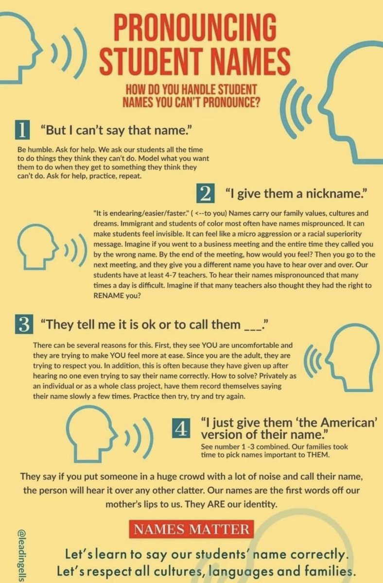 Something to think about as we’ll be blessed with new Ss soon. I have a very common name but with an uncommon spelling. My Ts never got the spelling right. When I finally got the confidence to speak up, the T told me she would never remember that so I just had to deal with it 🤦🏼‍♀️