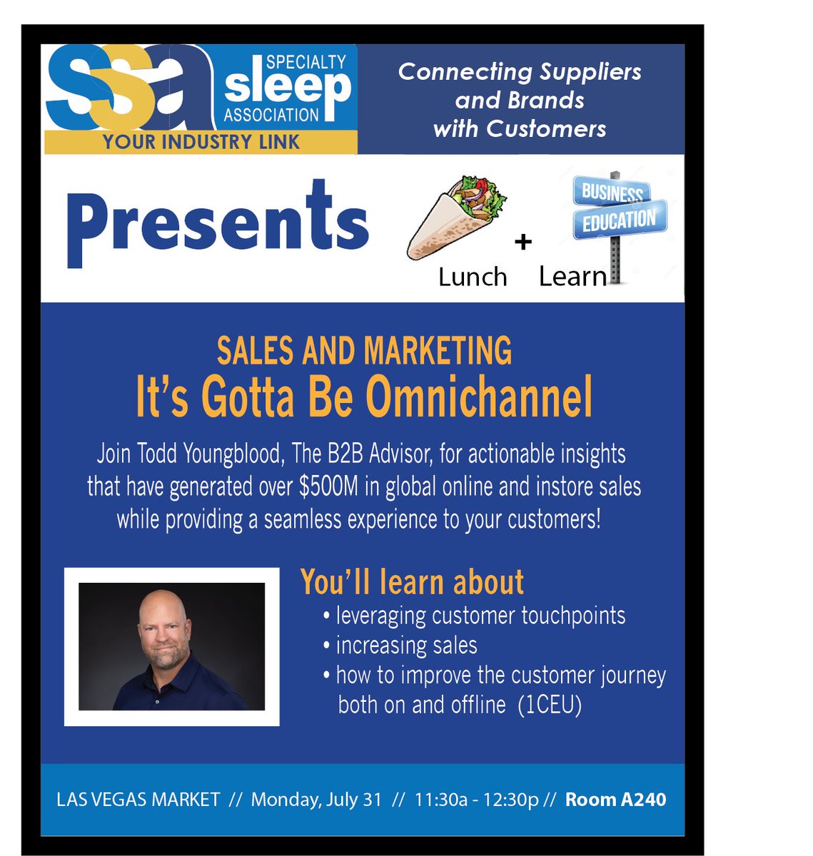 SSASleepTweet's tweet image. You can grab a bite while you learn more about omnichannel marketing - mailchi.mp/sleepinformati…