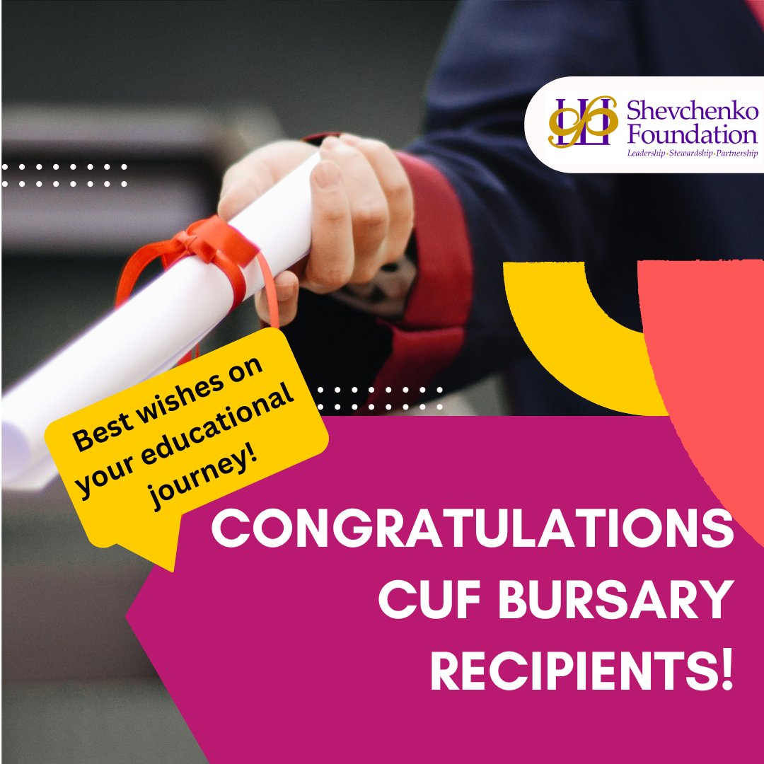 Congratulations to recipients of CUF Bursary for Displaced Post-Secondary Ukrainian Students! 61 students from 21 cities in Ukraine will be studying at 30 different educational institutions across Canada. Thank you <a href="/CUFCanada/">Canada-Ukraine Foundation</a> for this rewarding partnership!