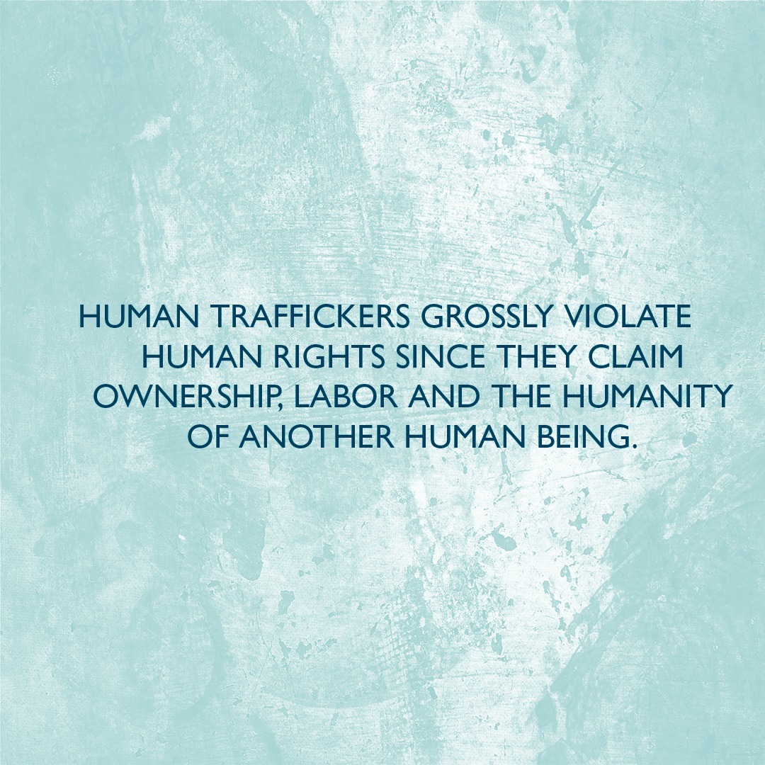 Human Trafficking is a violation of #HumanRights