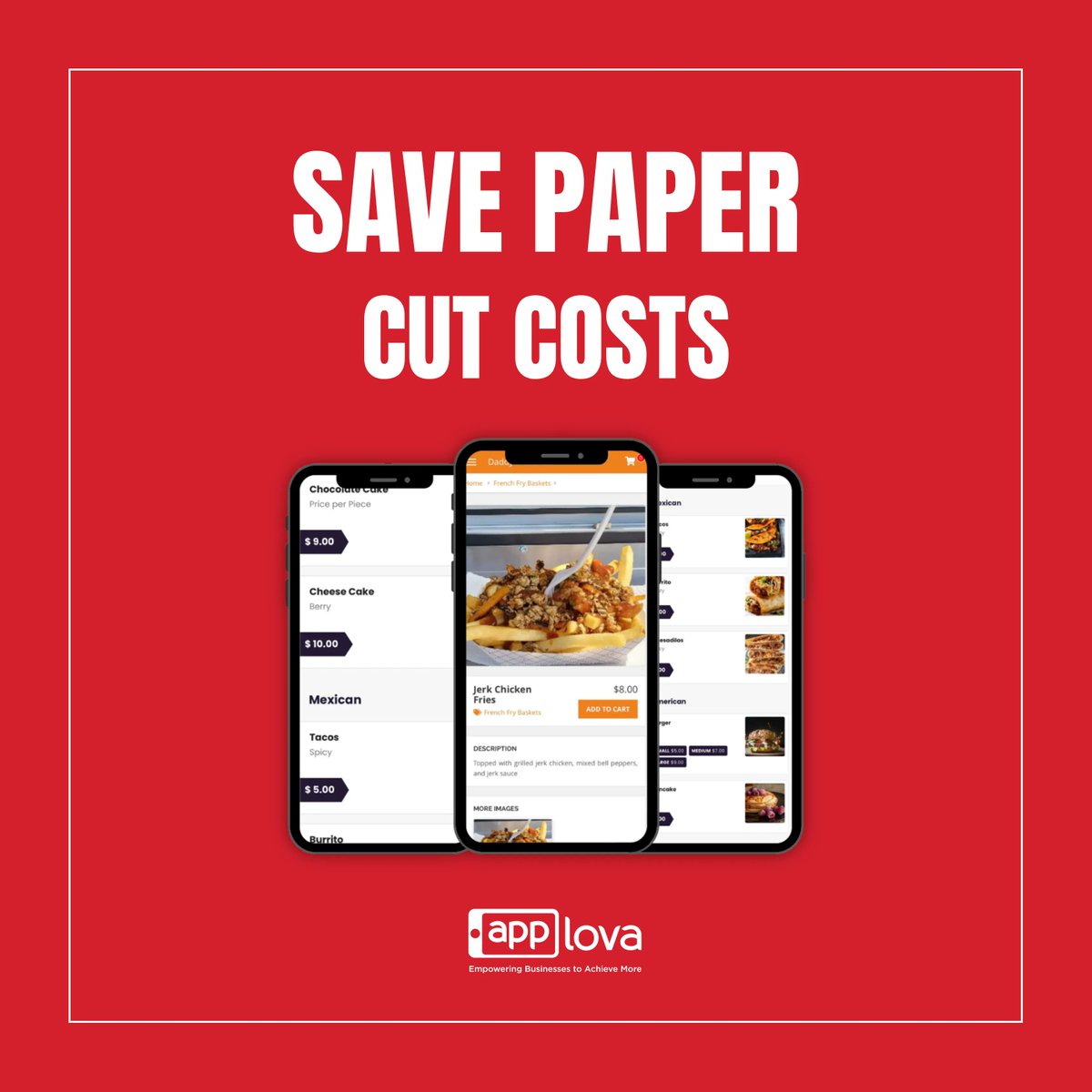 applova_inc's tweet image. 🚫 Reject paper, embrace digital! 📱 Our #DigitalMenus revolutionize dining - easy customization, #seamlessorders, &amp;amp; stellar experiences at your fingertips! #FutureofDining