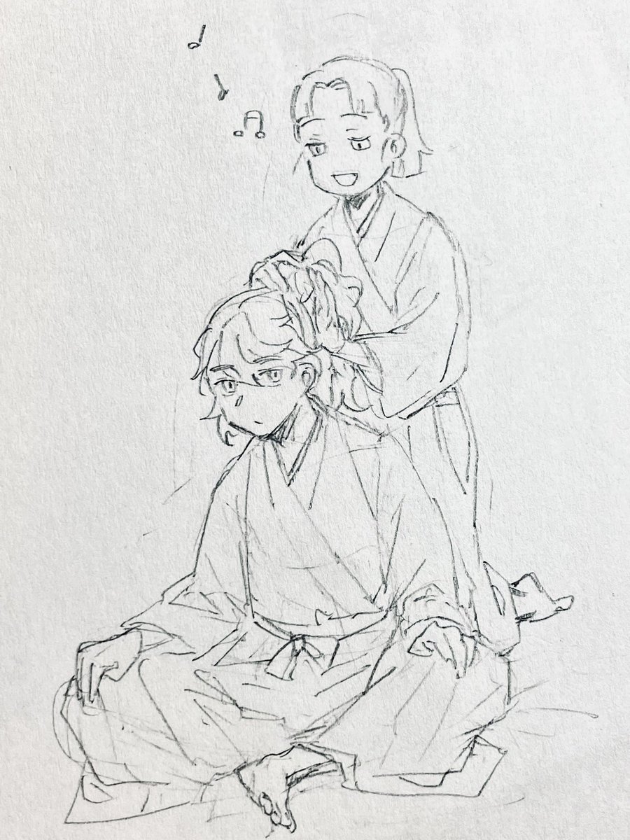 一枚目
「できた。ほめて、セエレ」 