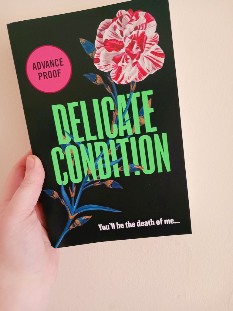 Gorgeous bookmail today! Thank you so much to @RachelMayQuin and @ViperBooks for sending me a copy of #DelicateCondition this sounds insanely good! 😍 #BookTwitter #BookMail #ThrillingReads