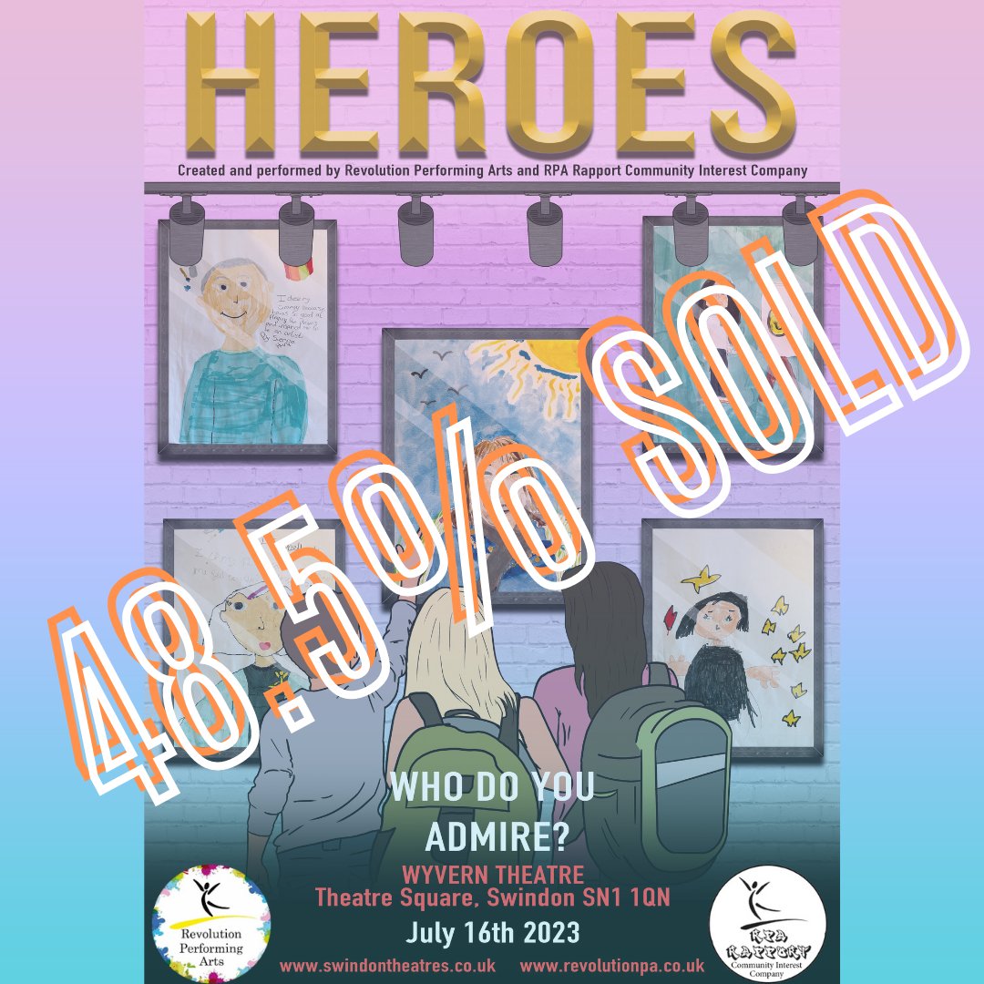 With only TWO days to go, we cannot wait to see you all there for our annual show, Heroes!💜 

Grab your tickets here: 
swindontheatres.co.uk/Online/tickets…

#revolutionperformingarts #dance #drama #sing #perform #wyverntheatre #swindonstories
