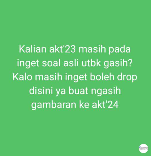 Ptn! sharing is caring guys...