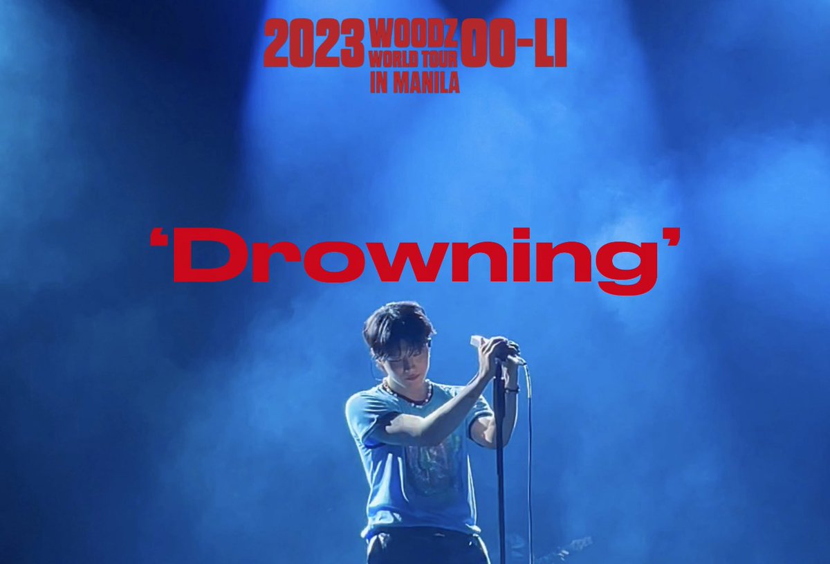 [WOODZ] 'Drowning' Live Clip 
(2023 WOODZ World Tour ‘OO-LI’ in Manila)

🎬 youtu.be/ajALZedmhd0

#WOODZ #우즈 #Drowning
#WOODZ_WORLD_TOUR #OO_LI
#OO_LI_PROJECT #우리_프로젝트