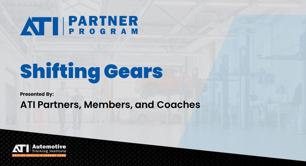 ATIautotraining's tweet photo. We are proud to announce Shifting Gears, a new Webinar Series featuring a combination of ATI Partners, Members, and Coaches.

Join us for a 60-minute event on the 3rd Thursday of each month at 1:00 PM Est. 

Register TODAY! https://t.co/vfQ2jNebGt

#autorepairshop #shopowners https://t.co/O4HIMEagPx