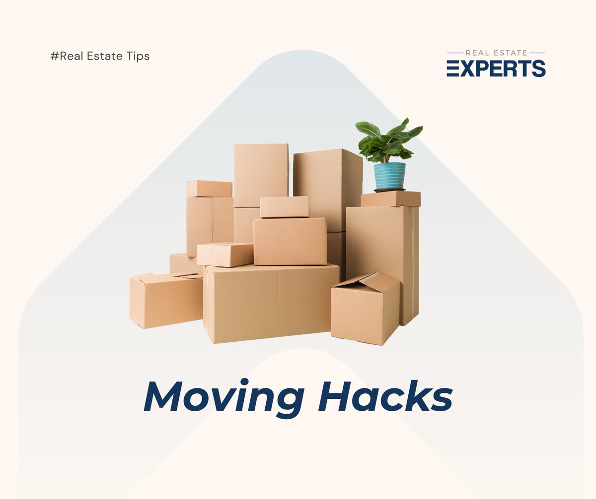 JohnnyBTeam's tweet photo. If you're planning on moving soon, here are a few hacks to make things go smoother.

1. Before you move, purge everything you don't need.
2. Have a box of necessities for your first night there.
3. Use clothing/towels to wrap breakables.
4. Label... https://t.co/pzZSZjo64n https://t.co/2imlDaTOem