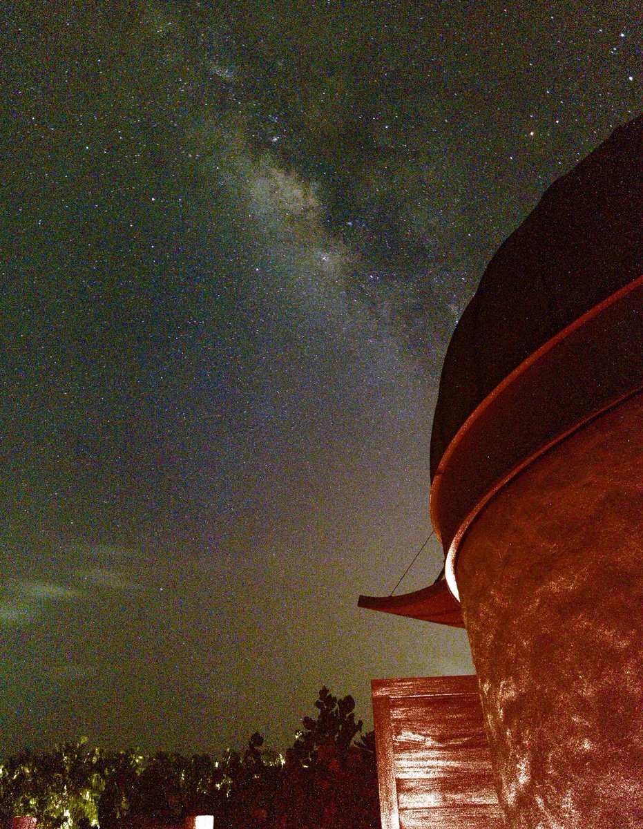 The observatory, captured with my phone. 

While I’m here I plan on taking advantage of these dark skies to create a lot of new content. If you want to know when my new prints drop and get early access you can sign up for my emails here: cosmicbackground.io