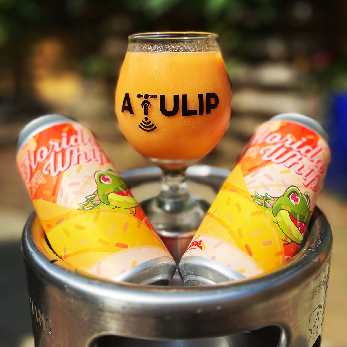 🍻🔥 You Like Them Thick!?! 🍻🔥
Florida Whip: the ultimate treat for your taste buds! 🤤🌴 This collab between the Kings of Whip #Hoplore and Lords of Largo <a href="/ArkaneAleworks/">Arkane Aleworks</a> delivers a combo of passionfruit, guava, banana, and orange ice cream in a smoothie sour! 🍌🍊🍧