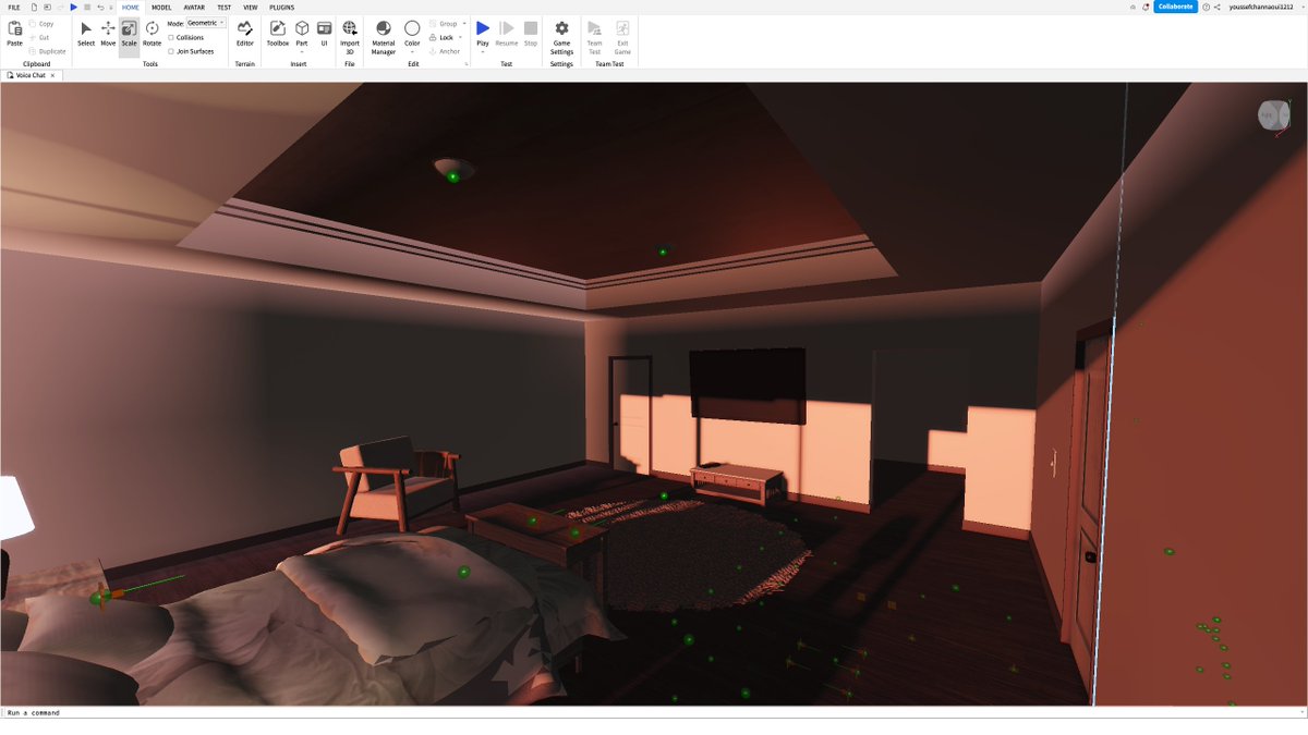 OpenBeta1v1RBLX's tweet photo. Onto the rooms now, here is the master bedroom I am working on #ROBLOX #RobloxDev https://t.co/Q7iT6ebVPV