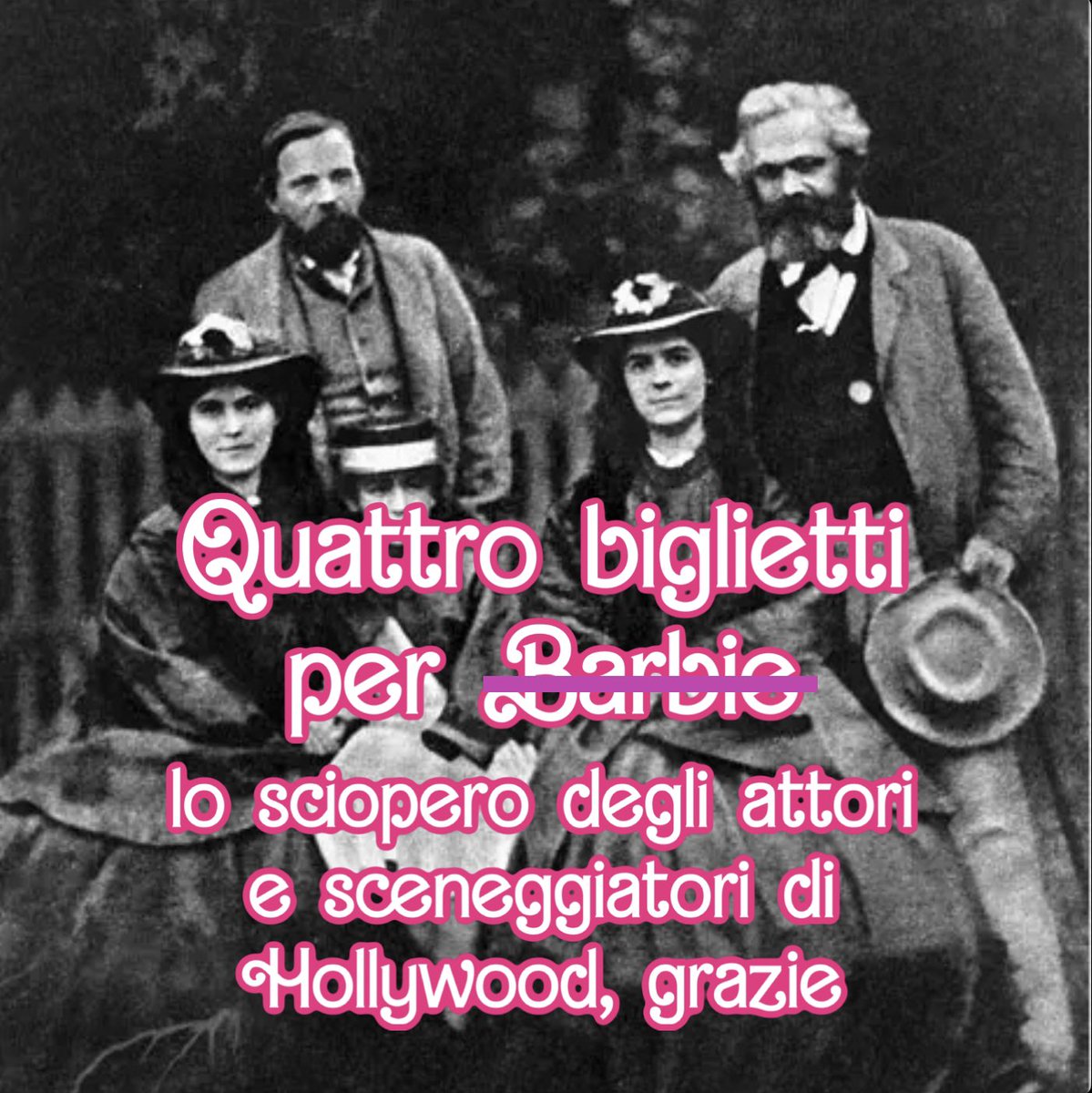 acmemetico's tweet image. #barbie #BarbieMovie #barbieheimer #Hollywood #HollywoodStrike #memes #memeita #memeitalia #leftistmemes