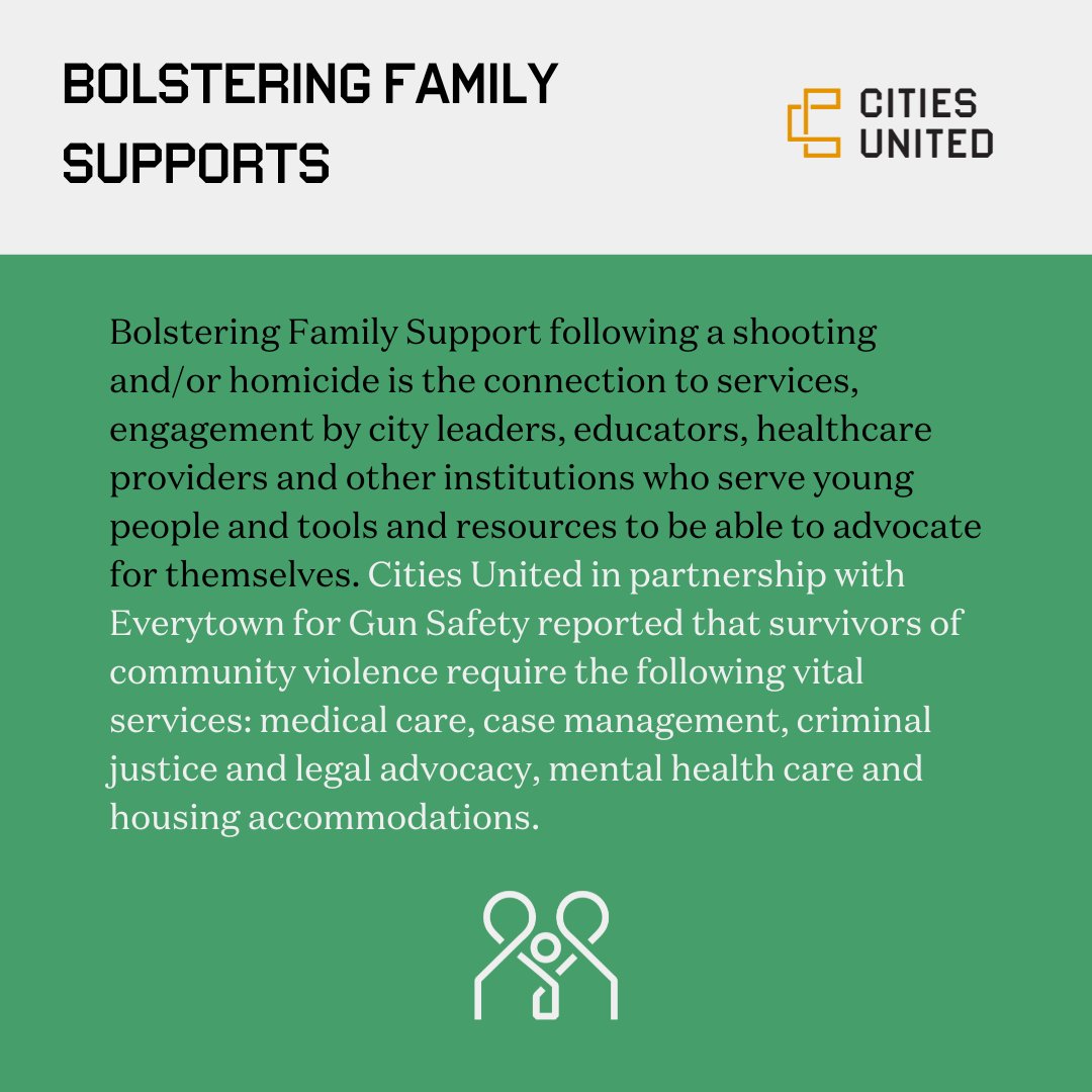 Cities United (@citiesunited) on Twitter photo In partnership with <a href="/Everytown/">Everytown</a>, we reported that survivors of community violence (individuals and families) need services like medical care, case management, criminal justice/legal advocacy, mental health care, and housing accommodations.
Learn more at uploads-ssl.webflow.com/62757217c0cf1d… In partnership with <a href="/Everytown/">Everytown</a>, we reported that survivors of community violence (individuals and families) need services like medical care, case management, criminal justice/legal advocacy, mental health care, and housing accommodations.
Learn more at uploads-ssl.webflow.com/62757217c0cf1d…