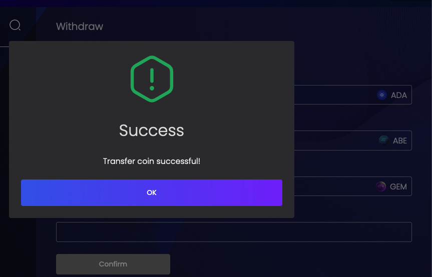 ADABET_iO's tweet photo. 🥳🙌Hi everybody! We announce a new function on https://t.co/lrgLPLahyk Withdraw function has been released, from now on you can transfer your tokens to the desired address. Those who have participated in Airdrop programs receiving GEM, ABE tokens can transfer to their wallet⚽️❤️ https://t.co/nJBhVGzifv