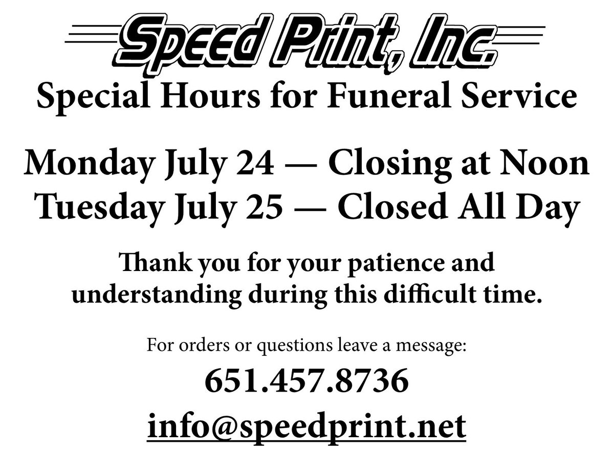 Speed Print, Inc. tweet media