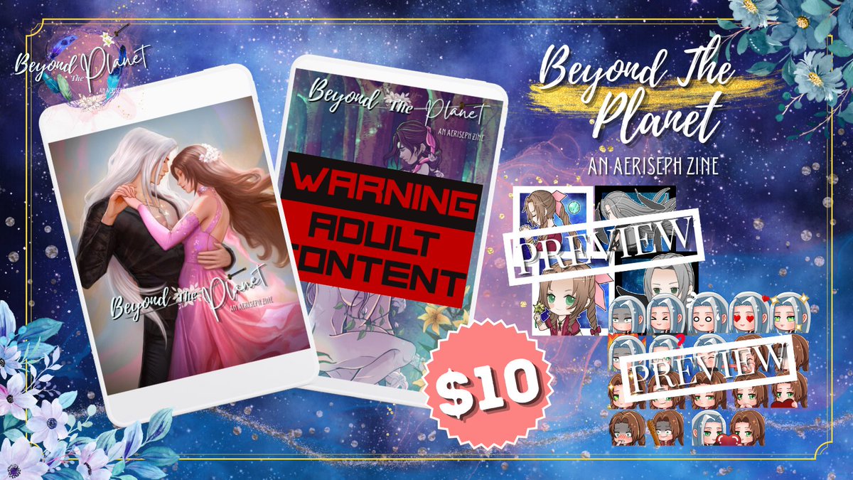 ✨Beyond The Planet Bundles - Full Bundle ✨

Donate $10 to receive all Beyond the Planet zine contents which includes:-

Daylight-Main zine
Starlight - 18+ side zine 
Lifestream -Digital merch. 

#aeriseph