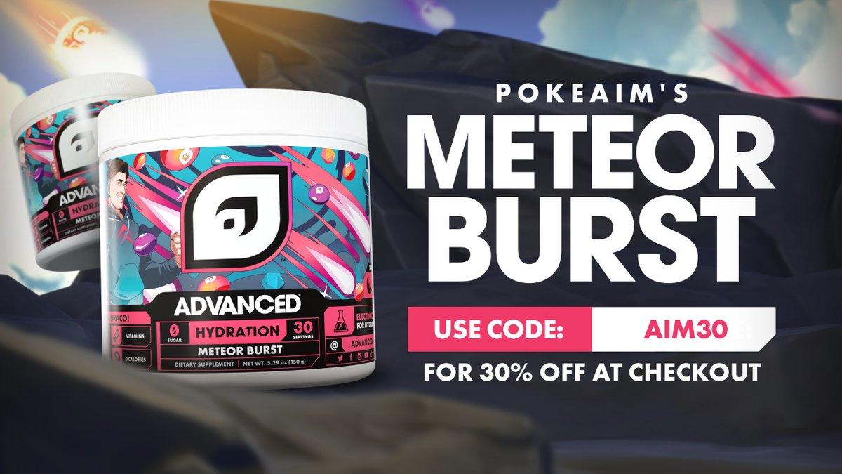 Meteor Burst HYDRATION ☄️ is finally here! A barrage of fruity candy flavors! Don't miss your chance to pick up my limited edition label! Get it here➡️ bit.ly/3DctJih use code AIM30 to get my new flavor for 30% off til Tuesday morning!